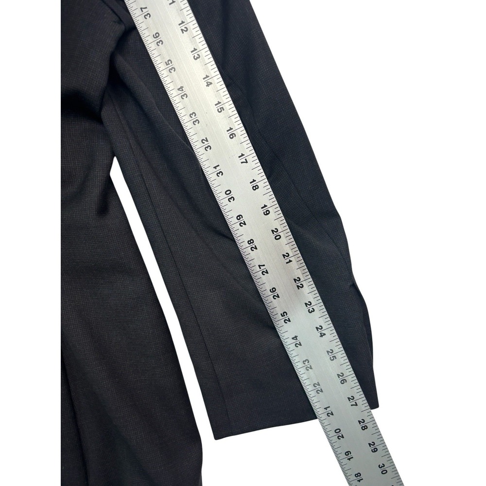 Jos A Bank 52L 46x31 Charcoal 2pc Pant Suit Traveler Tailored Fit Flat Front - Picture 10 of 16